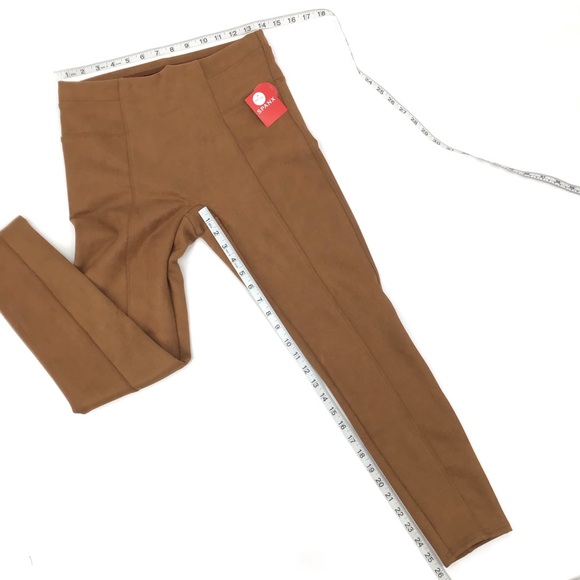 Spanx Faux Suede Leggings Rich Caramel - Picture 15 of 15